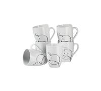 DOMESTIC 922221 TASSE A CAFE 6 PIECES CHANSON