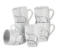 Domestic 922221 Tasse à Café 6 Pièces Chanson