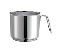 domestic top selection 810018 varuna casserole à induction pour le lait avec échelle graduée en acier inoxydable 1810 0,6 mm 14