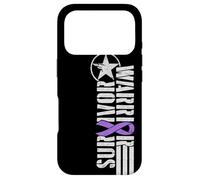 Domestic Violence Survivor Ruban de Sensibilisation aux violences Violet Coque pour iPhone 17 Pro