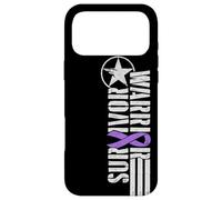 Domestic Violence Survivor Ruban de Sensibilisation aux violences Violet Coque pour iPhone 17 Pro Max