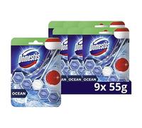 Domestos Power 5 Nettoyant WC Ocean pleine puissance jusqu'à 300 chasse 9 x 55 g 495 g