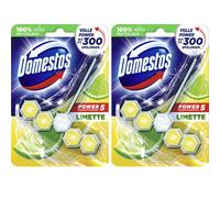 Domestos Wc Pierre Puissance 5 Limette 55 G 2er Pack