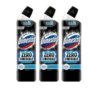 Domestos Zero Limescale Ocean Antibacterial Toilet Gel, 3 Pack of 750ml