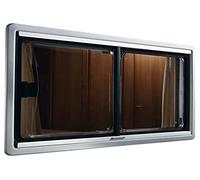 Dometic Outdoor Baie pour camping-car et caravane Seitz S4 coulissante 900 x 450 mm encadrement noir