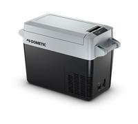 Dometic CFF 20 - Glacière à Compression 21l - Glacière Électrique Voiture, Camping - 12V/24V Allume-Cigare, 220V/240V Secteur - Réfrigérateur Portable, Gris