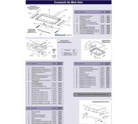 Dometic Germany Kit de montage Midi-Heki (DS 53-60) 9104100265