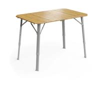 Dometic - GO Compact Camp Table - Table de camping - 65 x 100 x 69,5 cm - bamboo / silver