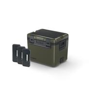 Dometic Recon Hardside Medium Glacière 41 l - Boîte isotherme passive avec 3 blocs de glace moyens 0,8 kg - Camping, voiture et voyage - Lichen
