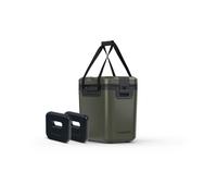 Dometic Recon Hardside Small Glacière - 16 l - Boîte isotherme passive avec 2 petits blocs de glace de 0,4 kg - Pour voiture, camping et excursions d'une journée - Lichen