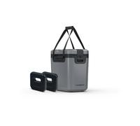 Dometic Recon Hardside Small Glacière - 16 l - Boîte isotherme passive avec 2 petits blocs de glace de 0,4 kg - Pour voiture, camping et excursions d'une journée - Silt