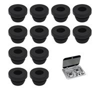 Dometic, Smev et Thetford Lot de 12 supports de casseroles, passages en caoutchouc, accessoires de plaque de cuisson pour camping-car, pieds en caoutchouc antirouille, supports de casseroles