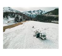 Dometic Winter Air PVC 180 S - Auvent gonflable PVC Weathershield résistant, double paroi anti-boue, pour camping-car/caravane, hauteur rail 2.35-2.65 m, tapis et poteaux inclus