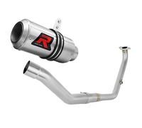 DOMINATOR Ligne complète d'échappement Collecteur Silencieux GP compatible avec MT 125 2021-2022