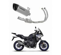 DOMINATOR Ligne complète d'échappement Collecteur Silencieux Titane HP6 compatible avec Tracer 7 / GT 2020-2023