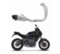 DOMINATOR Ligne complète d'échappement Collecteur Silencieux Titane HP8 compatible avec MT 07 2021-2023