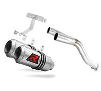 DOMINATOR Pot d'échappement Silencieux GP compatible avec FZ6 FAZER 600 S2 2006-2010