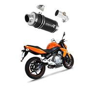 DOMINATOR Pot d'échappement Silencieux GP1 NOIR compatible avec ER - 6 N/F 650 2006-2008