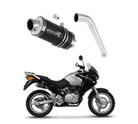 DOMINATOR Pot d'échappement Silencieux GP1 NOIR compatible avec XL 125 V VARADERO 2007-2012