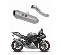 DOMINATOR Pot d'échappement Silencieux S6 compatible avec YZF R1 1000 RN09 2002-2003