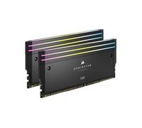 Corsair Kit mémoire RAM Dominator Titanium DDR5 RGB 2x modules 0 Go Noir Compatible iCUE