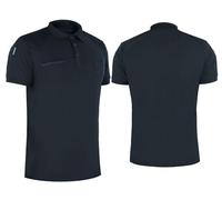 DOMINATOR URBAN COMBAT Polo à Manches Courtes pour Hommes Army Tshirt Séchage Rapide Respirant Patte de Boutonnage Polo, avec Panneau Velcro, Rip-Stop Bleu Marine XXL