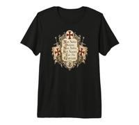 Domine des Templiers Non Nobis T-Shirt Haut de Gamme