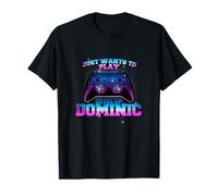 DOMINIC - LEVEL UP avec Controller: VEUT JUSTE JOUER T-Shirt