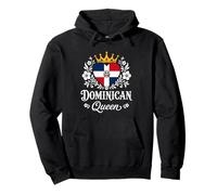 Dominican Queen Dominican Republic Flag Proud Woman Sweat à Capuche