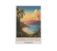 Dominican Republic Caribbean，Jigsaw Puzzles for Adults 1000 Piece, Classic Puzzle Teens Boys Girls Puzzles Sturdy Tight Fitting Pieces,Letters on Back for Ideal Challenging and Gift（50x70cm）-FR33