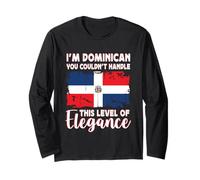 Dominican Republic Flag Proud Dominican Boyfriend Girlfriend Manche Longue