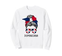 Dominicana Girl Dominican Heritage Dominican Republic Flag Sweatshirt