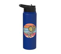 Dominion Dilophosaurus Dinosaure primitif Dino carnivore Stainless Steel Insulated Water Bottle