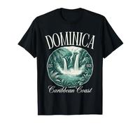 Dominique Côte Caraïbe Est 1978 Cascade Tropicale Vintage T-Shirt