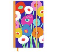 Dominique Vari Blossom - Wochen-Notizkalender klein 2025 - Taschen-Kalender 9x14 cm - mit Verschlussband & Falttasche - Weekly