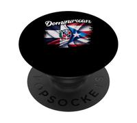 Dominirican DR Dominican Republic Puerto Rico PR Flag Pride PopSockets PopGrip Adhésif