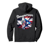 Dominirican DR Dominican Republic Puerto Rico PR Flag Pride Sweat à Capuche