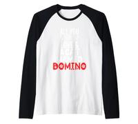 Domino avec nom de Chat - All You Need is Love! Manche Raglan