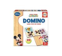 Educa Borrás – Jeu de domino en bois Mickey – Mixte – Enfant – Multicolore