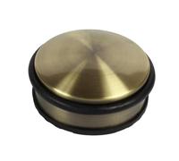 DOMINO Butée de porte DS-S03 - Marron (M3) - Ø 85mm x 39mm - Autonome - Antidérapant - Pas de perçage