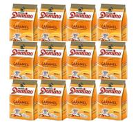DOMINO Caramel | 12x18 dosettes de café aromatisé au Caramel | COMPATIBLES SENSEO®