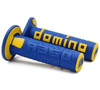 Domino Poignées Off Road A360 Paire Mixte Adulte Bleu/Jaune Taille Unique