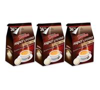 DOMINO Corsé | 3x36 dosettes de Café compatibles Senséo | Café intense pour maison bureau pause café