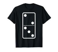 Domino Costume 2 3 Halloween Group White T-Shirt