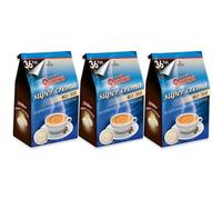 DOMINO Doux | 3x36 dosettes de Café compatibles Senséo | Café doux pour maison bureau pause café