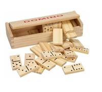 Domino En Bois Vierge 28 Pcs Jeu De Société