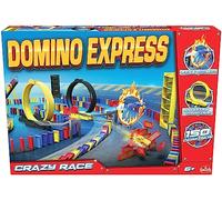 Domino Express - Crazy Race - Jeu de Construction - A partir de 6 Ans - Courses de Dominos - Deviens le Roi de La Cascade - A Jouer Seul, en Famille ou entre Amis - 1 joueur et plus