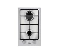 Domino gaz 30cm 2 feux inox Beko HDCG32220FX