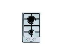 Glem Plaque GT32IX Acier inoxydable Intégrée 30 cm Gaz 2 zones