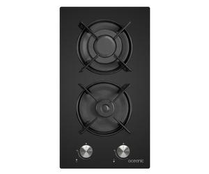 Domino gaz OCEANIC - Verre - Noir